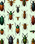 Nature Insects Pattern Design Rug