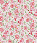 Pink Floral Arrangement Abstract Design Rug
