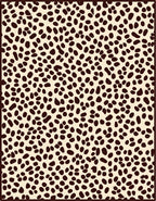 Classic Cheetah Spot Pattern Design Rug