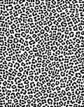 Bold Black White Animal Print Rug