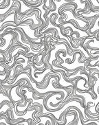 Abstract Swirl Linear Pattern Rug