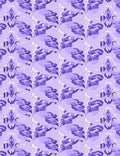 Ornate Floral Abstract Lavender Design Rug