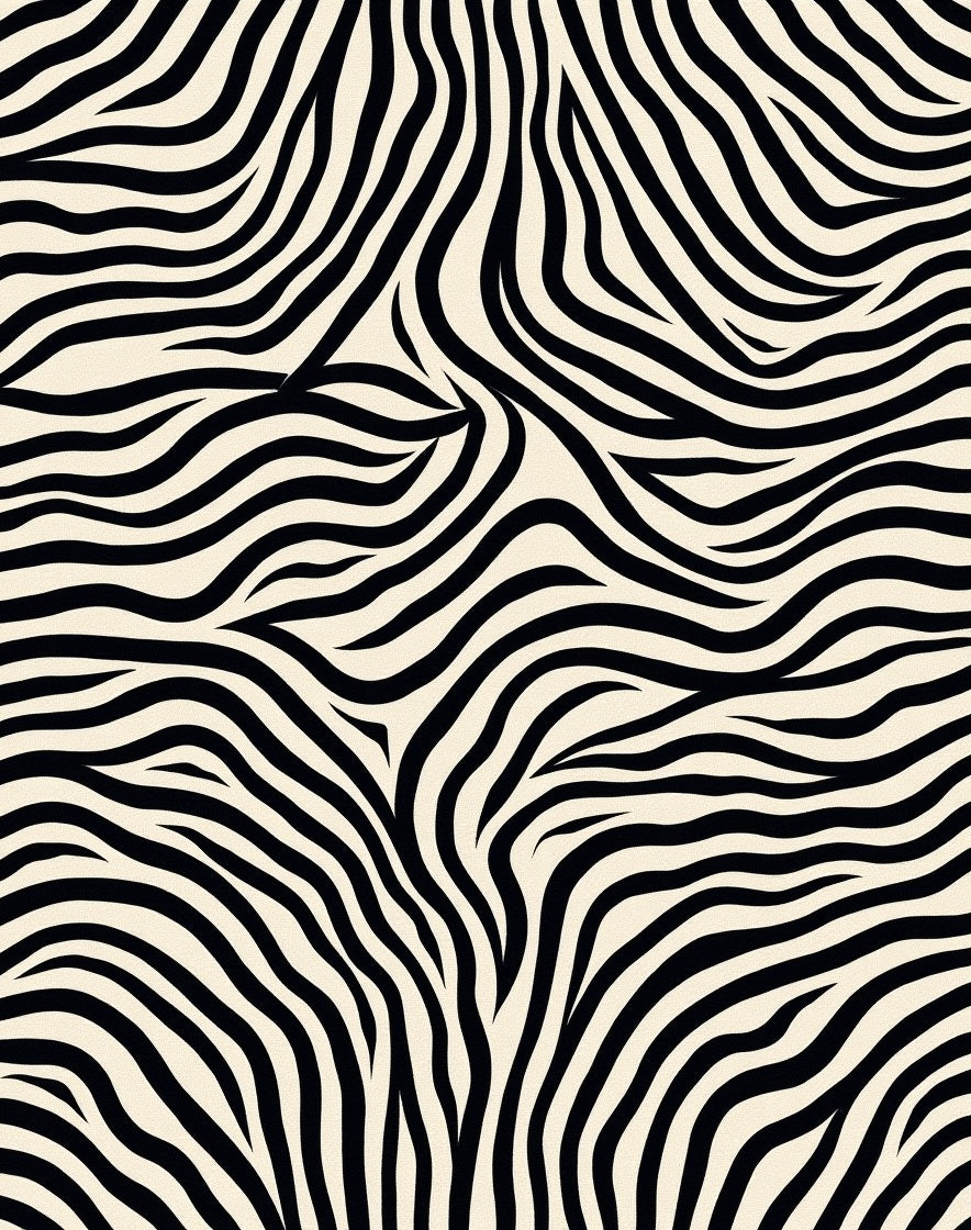 Bold Animal Print Lines Rug