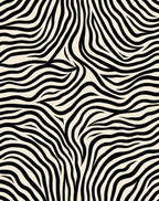 Bold Animal Print Lines Rug
