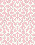 Pink Cream Abstract Organic Pattern Rug