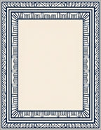 Classic Geometric Border Design Rug