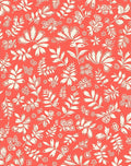 Coral Garden Floral Pattern Rug