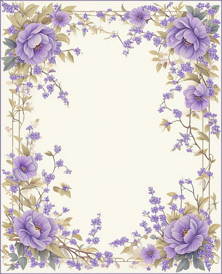 Floral Vine Art Pattern Rug