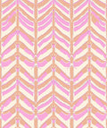 Abstract Pink Organic Geometric Design Rug