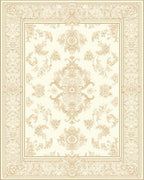 Ornate Floral And Acanthus Scroll Pattern Rug