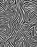 Bold Black White Stripe Pattern Rug
