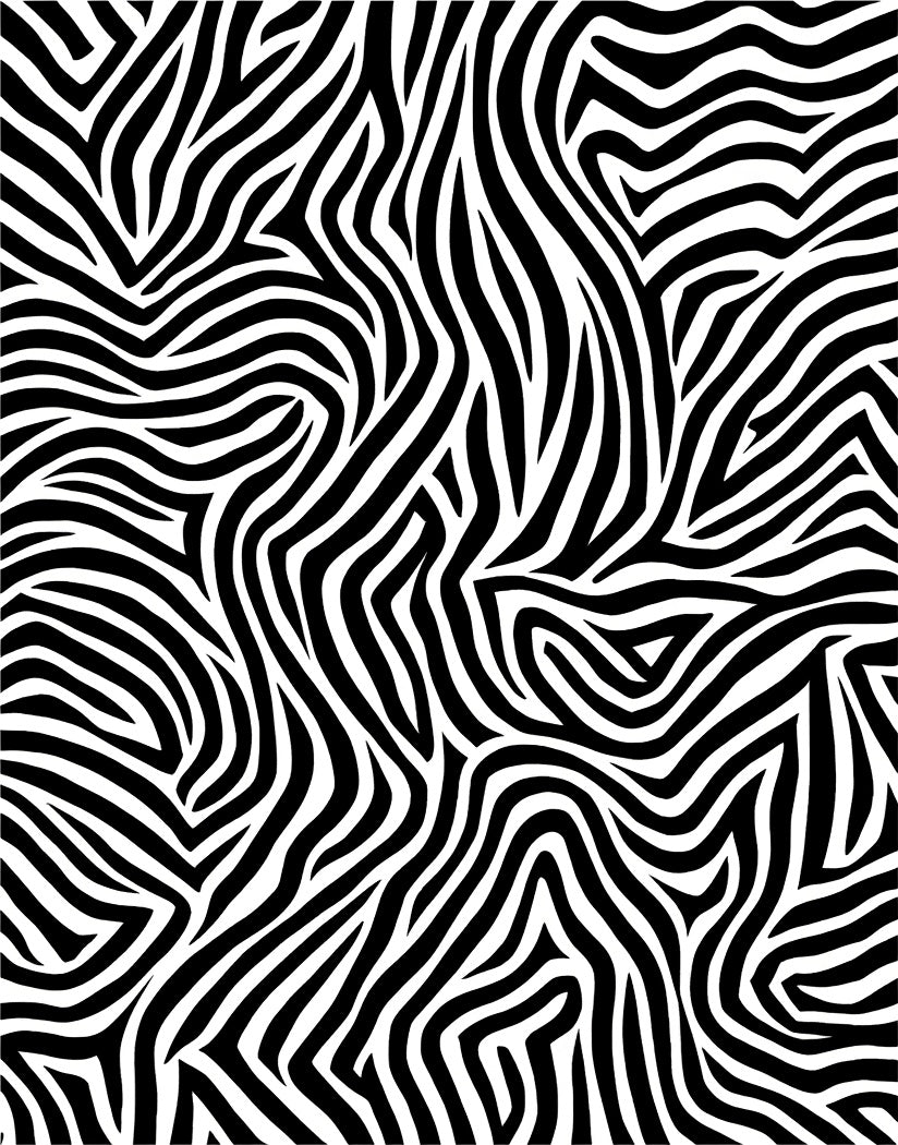 Bold Black White Stripe Pattern Rug