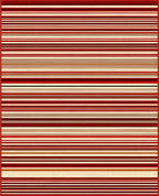 Warm Red Striped Pattern Design Rug