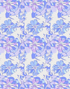 Pastel Floral Abstract Pattern Design Rug
