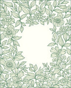 Elegant Botanical Garden Floral Design Rug