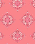 Intricate Mandala Floral Pink Pattern Rug