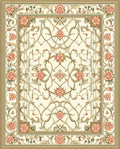 Floral Lattice Inlaid Elegant Pattern Rug