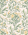 Whimsical Floral Vine Pattern Rug
