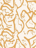 Abstract Organic Tan Cream Pattern Rug