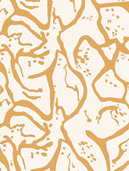 Abstract Organic Tan Cream Pattern Rug