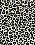 Bold Black Leopard Print Design Rug