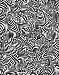 Abstract Black White Graphic Lines Rug