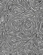 Abstract Black White Graphic Lines Rug