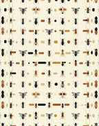 Insects Dots Patterned Design Rug
