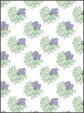 Whimsical Pastel Floral Pattern Rug