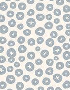 Simple Star Within Circle Pattern Rug