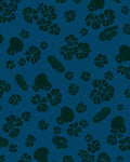Dark Floral Soft Shape Pattern Rug