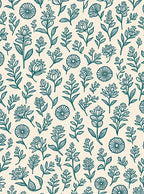 Whimsical Botanical Print Design Rug