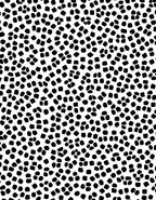 Abstract Black White Dots Design Rug