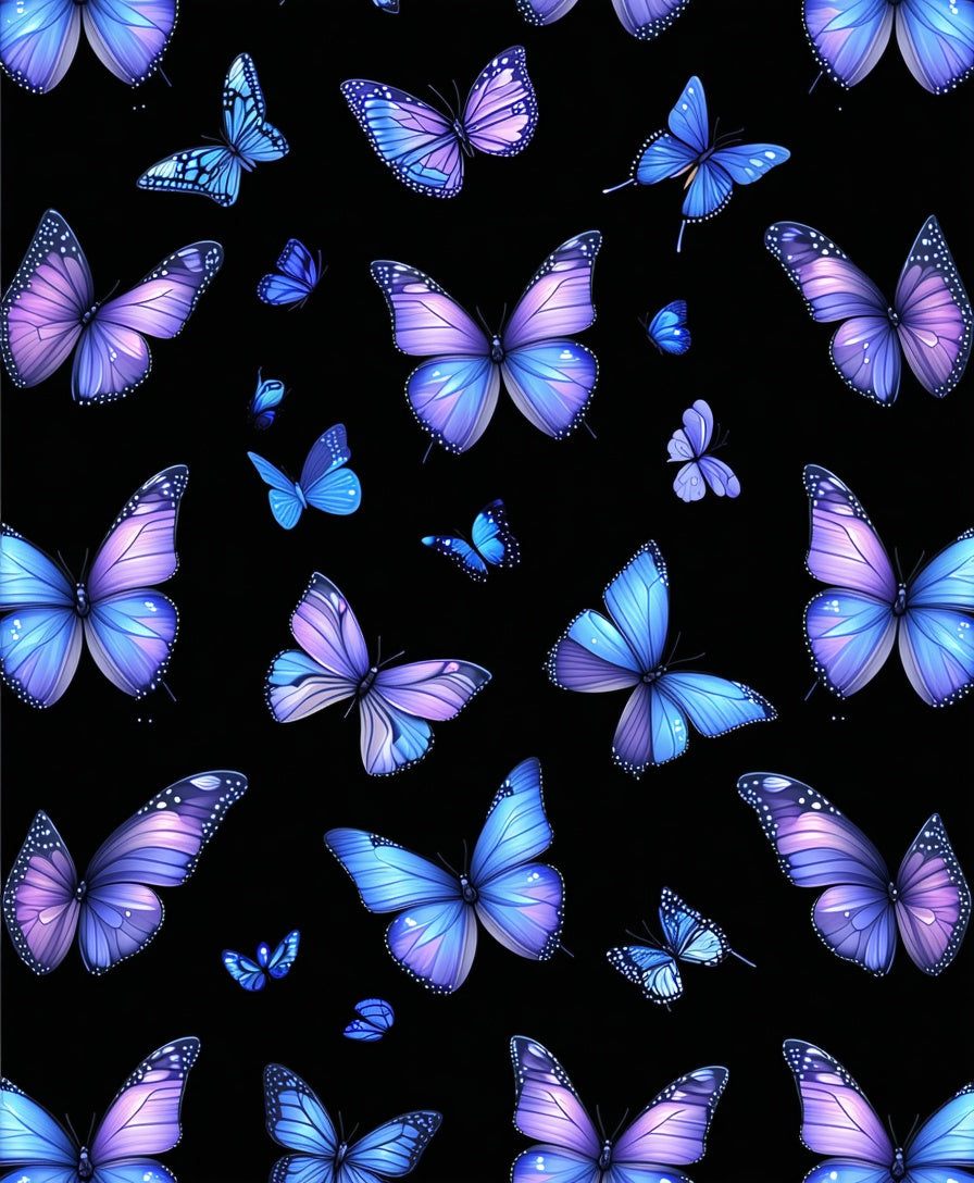 Enchanting Butterfly Pattern Design Rug