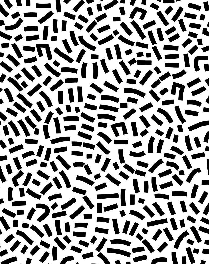 Abstract Scattered Bar Pattern Design Rug