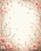 Whimsical Floral Garden Design Rug