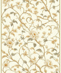 Elegant Floral Vine Pattern Rug