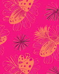 Bold Floral Pattern Animal Graphics Rug