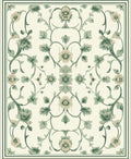 Elegant Floral Vine Pattern Rug
