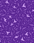 Whimsical Birds with Botanical Vines Pattern Rug