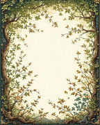 Enchanted Forest Tree Branches Design Rug