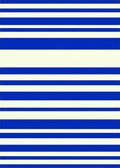 Modern Blue White Striped Pattern Rug