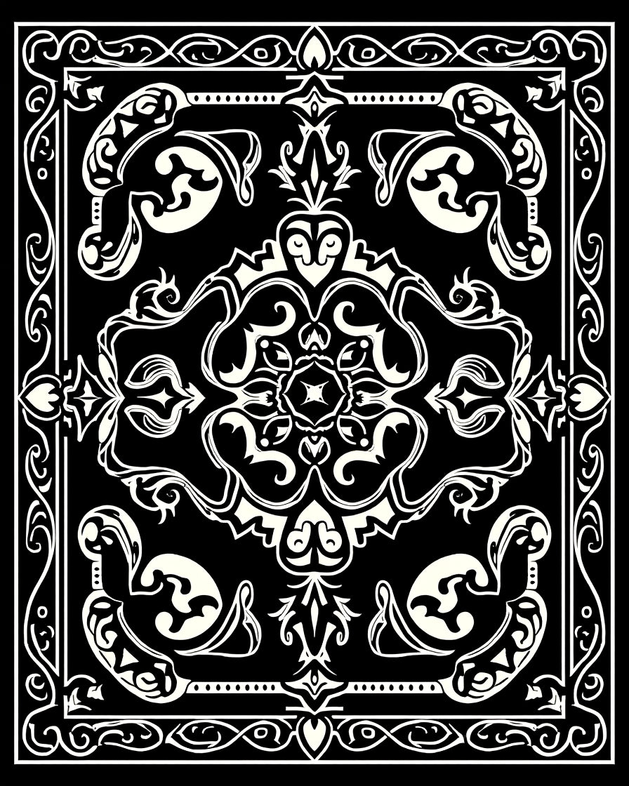 Classic Ornament Motif Rug