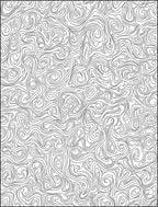 Abstract Swirl Pattern Design Rug