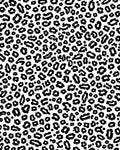 Bold Black Leopard Print Design Rug