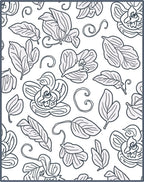 Delicate Orchid Floral Pattern Design Rug