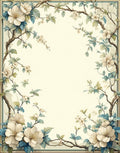 Elegant Floral Branch Cream Rug