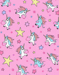 Playful Unicorns and Stars Pattern Rug