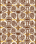Geometric Retro Abstract Pattern Rug