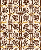 Geometric Retro Abstract Pattern Rug